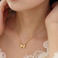 Bowtie necklace Jewellery Morandi Homeware