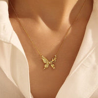 Butterfly necklace Jewellery Morandi Homeware