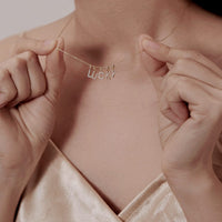 DIY name necklace - Sterling Silver Jewellery Morandi Homeware