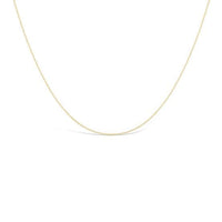 DIY name necklace - Sterling Silver Jewellery Morandi Homeware Plain necklace - gold