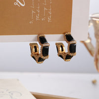 Elizabeth black agate earrings Jewellery Morandi Homeware