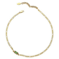 Green gemstone necklace Jewellery Morandi Homeware