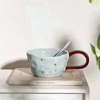 Handmade Clay Mug - Bunny’s Secret Blue Mugs Morandi Homeware