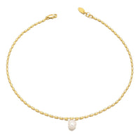 Heart of pearl necklace Jewellery Morandi Homeware