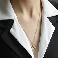 Modern petal necklace Jewellery Morandi Homeware