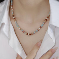 Ocean eyes crystal necklace Jewellery Morandi Homeware