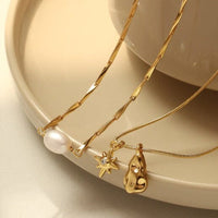 Simple pearl necklace Jewellery Morandi Homeware