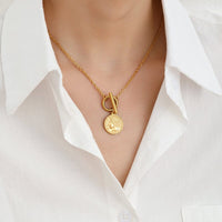 Vintage coin necklace Jewellery Morandi Homeware