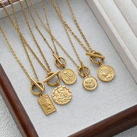 Vintage coin necklace Jewellery Morandi Homeware