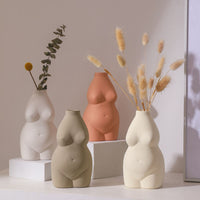Aida Body Vase - Morandi Orange Vase Morandi Home