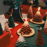 Christmas Tree Candle - Red Candles Morandi Homeware