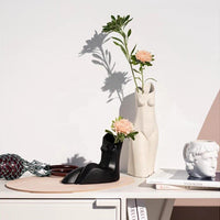 Evelina Body Vase - Black Vase Morandi Home