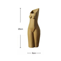 Evelina Body Vase - Earthy Yellow Vase Morandi Home