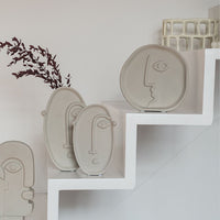 Frankie Face Vase - Oval Vase Morandi Home