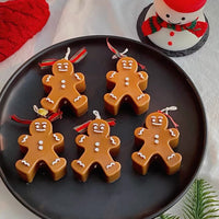 Gingerbread Man Candle - Brown Candles Morandi Homeware