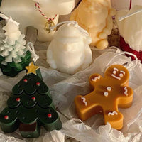 Gingerbread Man Candle - Brown Candles Morandi Homeware