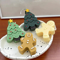 Gingerbread Man Candle - Brown Candles Morandi Homeware