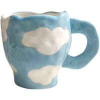 Handmade Clay Mug - Sky Mugs Morandi Homeware