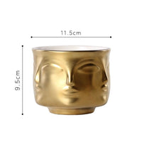 Medusa Vase - Gold Vases Morandi Homeware
