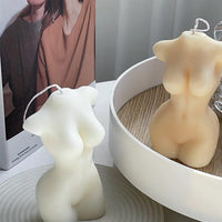 Naked Lady Body Candle - White Candles Morandi Homeware