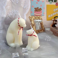 Polar Bear Candle - Mum & Baby Candles Morandi Homeware