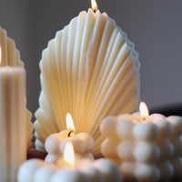 *PRE-ORDER* Shell Candle - White. ETA: 15th Feb Candles Morandi Homeware