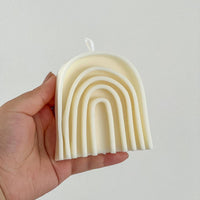 Rainbow Candle - White Candles Morandi Homeware