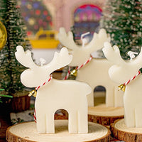 Reindeer Candle - White Candles Morandi Homeware