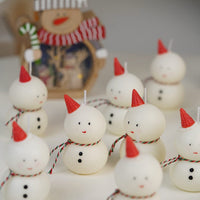 Snowman Candle Candles Morandi Homeware