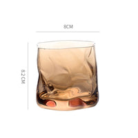 Wave Glass - Amber Glass Morandi Homeware