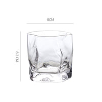Wave Glass - Clear Glass Morandi Homeware