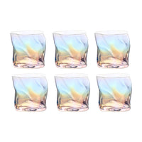 Wave Glass - Rainbow Glass Morandi Homeware Set of 6