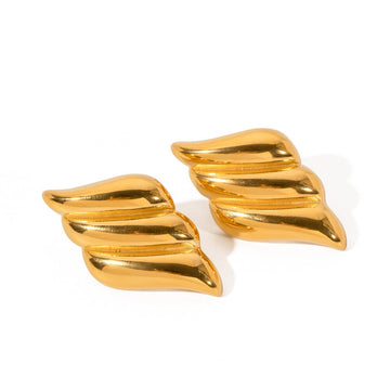 Angel wings studs Jewellery Morandi Homeware 