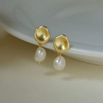 Daily pearl earrings (sterling silver) Jewellery Morandi Homeware 