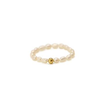 Dainty pearl ring Jewellery Morandi Homeware 