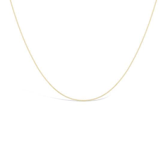 DIY name necklace - Sterling Silver Jewellery Morandi Homeware Plain necklace - gold 