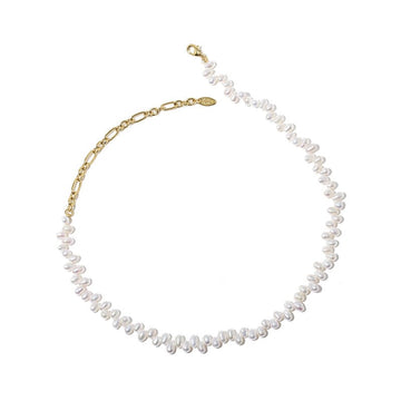 Fresh water pearl necklace - 6mm Jewellery Morandi Homeware 