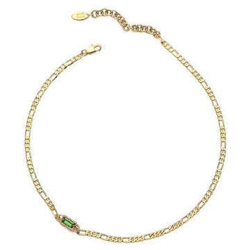 Green gemstone necklace Jewellery Morandi Homeware 