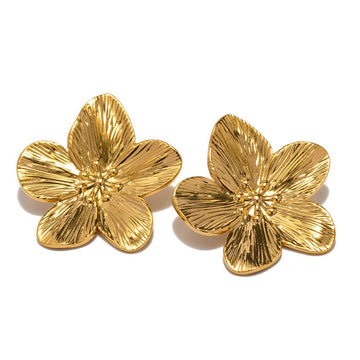 Hibiscus studs Jewellery Morandi Homeware 