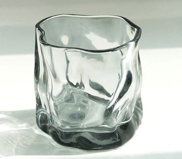 Wave Glass - Grey Glass Morandi Homeware 