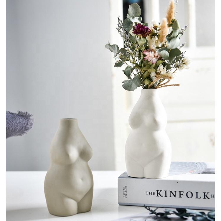 Aida Body Vase - Grey Vase Morandi Home 