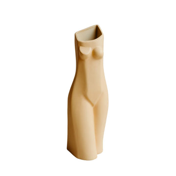 Evelina Body Vase - Earthy Yellow Vases Morandi Home 