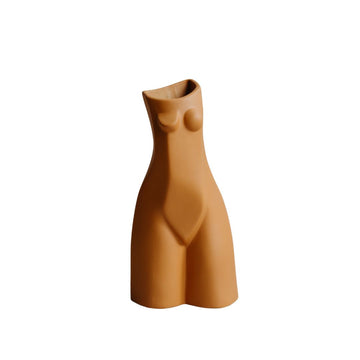 Evelina Body Vase - Muted Orange Vases Morandi Home 