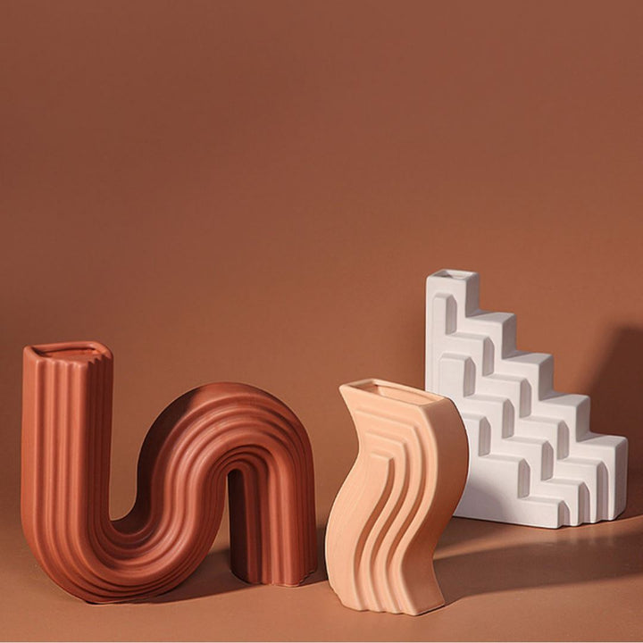 Forme Vase - Swirl Vase Morandi Home 