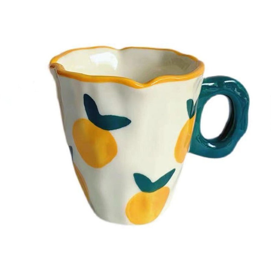 Handmade Clay Mug - Lemon Mugs Morandi Homeware 