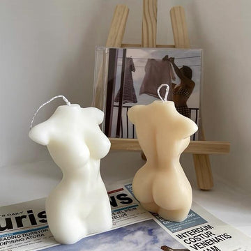 Naked Lady Body Candle - White Candles Morandi Homeware 