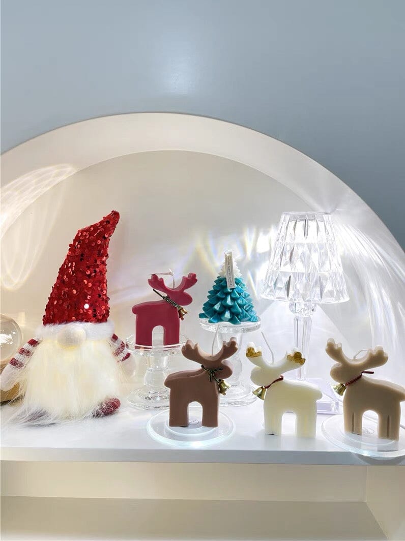 Reindeer Candle - White Candles Morandi Homeware 