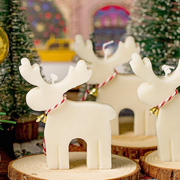Reindeer Candle - White Candles Morandi Homeware 