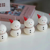 Snowman Candle Candles Morandi Homeware 