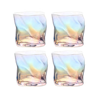 Wave Glass - Rainbow Glass Morandi Homeware Set of 4 